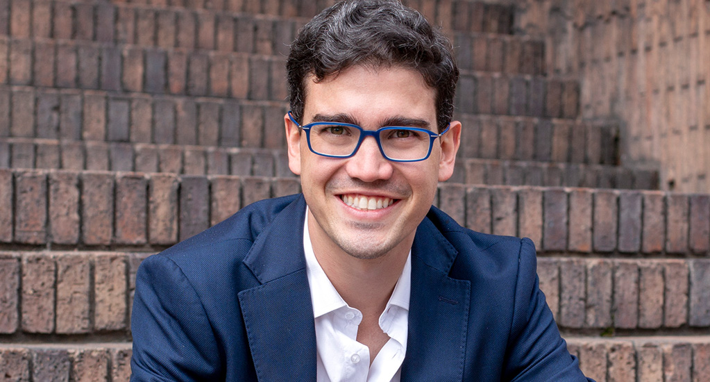 Colombian social entrepreneur Juan David Aristizábal, 2021 International Award